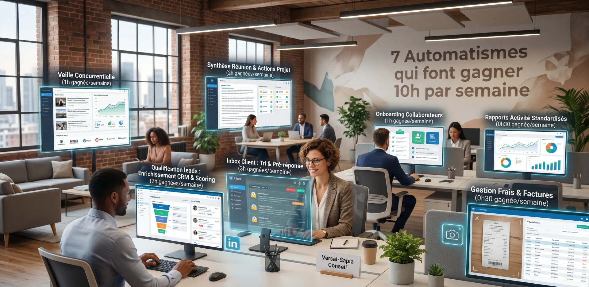 Agent IA: 7 automatisations qui font gagner 10h/semaine